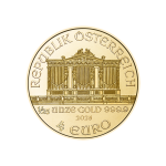 Zlatnik Dunajski filharmoniki 1/25 oz (1,24 g)